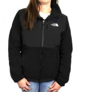 North Face Denali Black Hooded Fleece Jacket Women